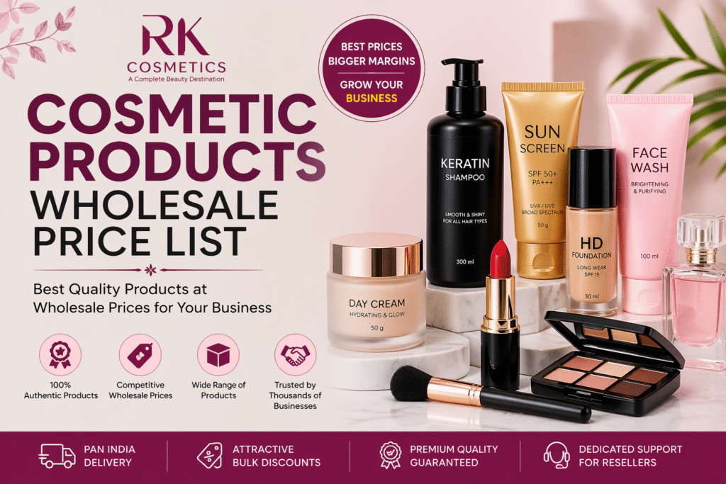 cosmetic products wholesale price list