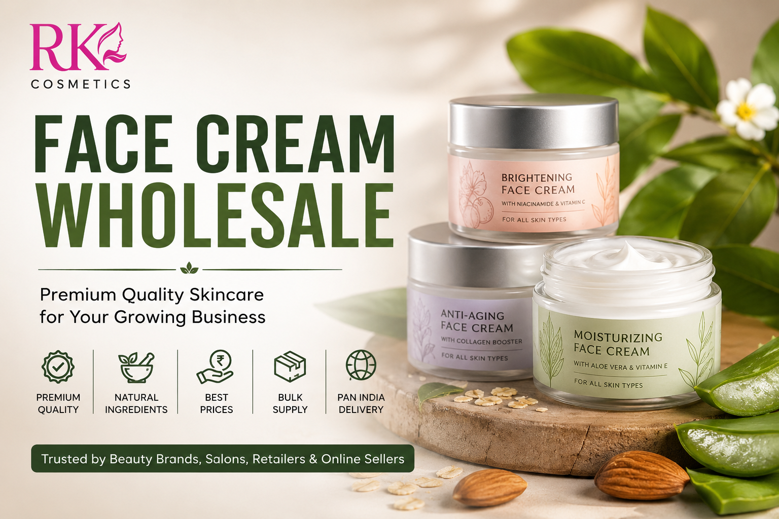 face cream wholesale