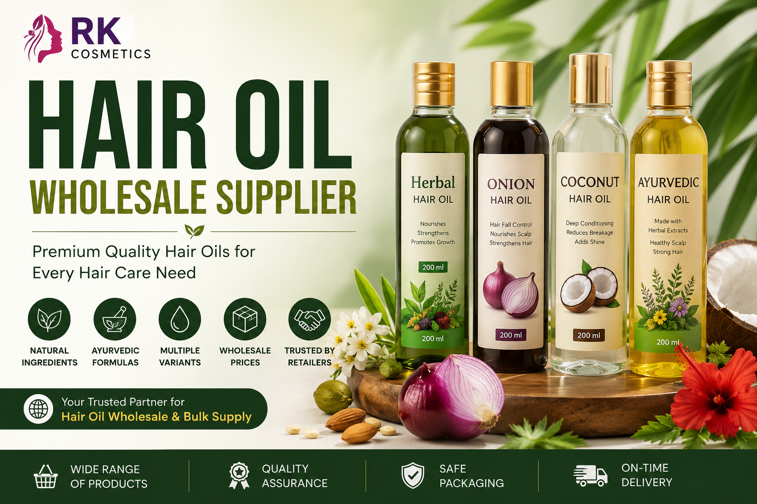 hair oil wholesale supplier