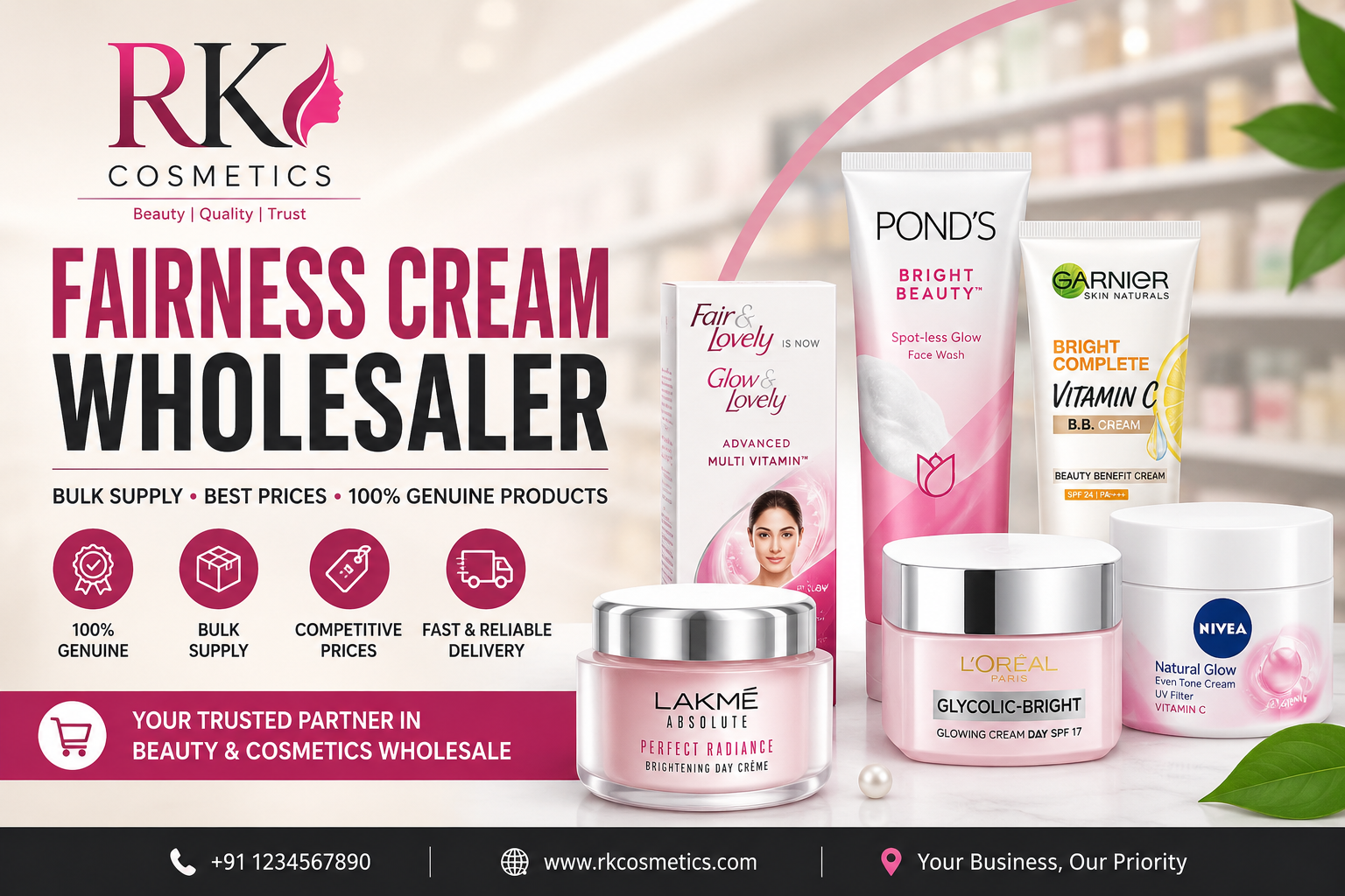 fairness cream wholesaler kolkata
