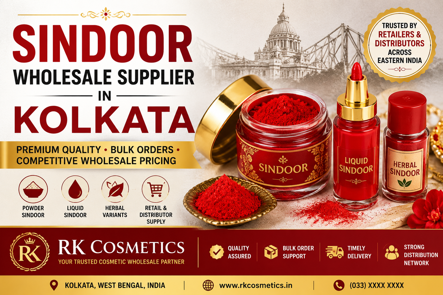 Sindoor wholesale supplier in Kolkata