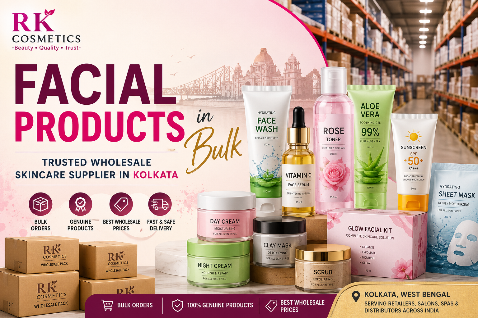 Facial Products in Bulk