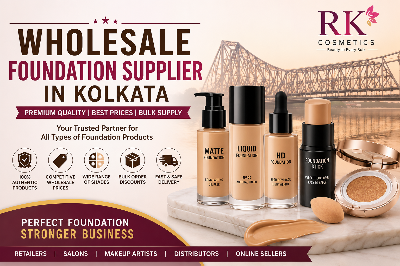 Wholesale Foundation Supplier Kolkata