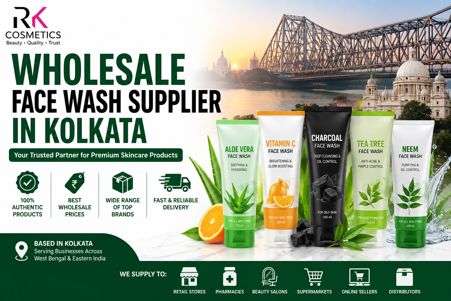 Wholesale face wash supplier