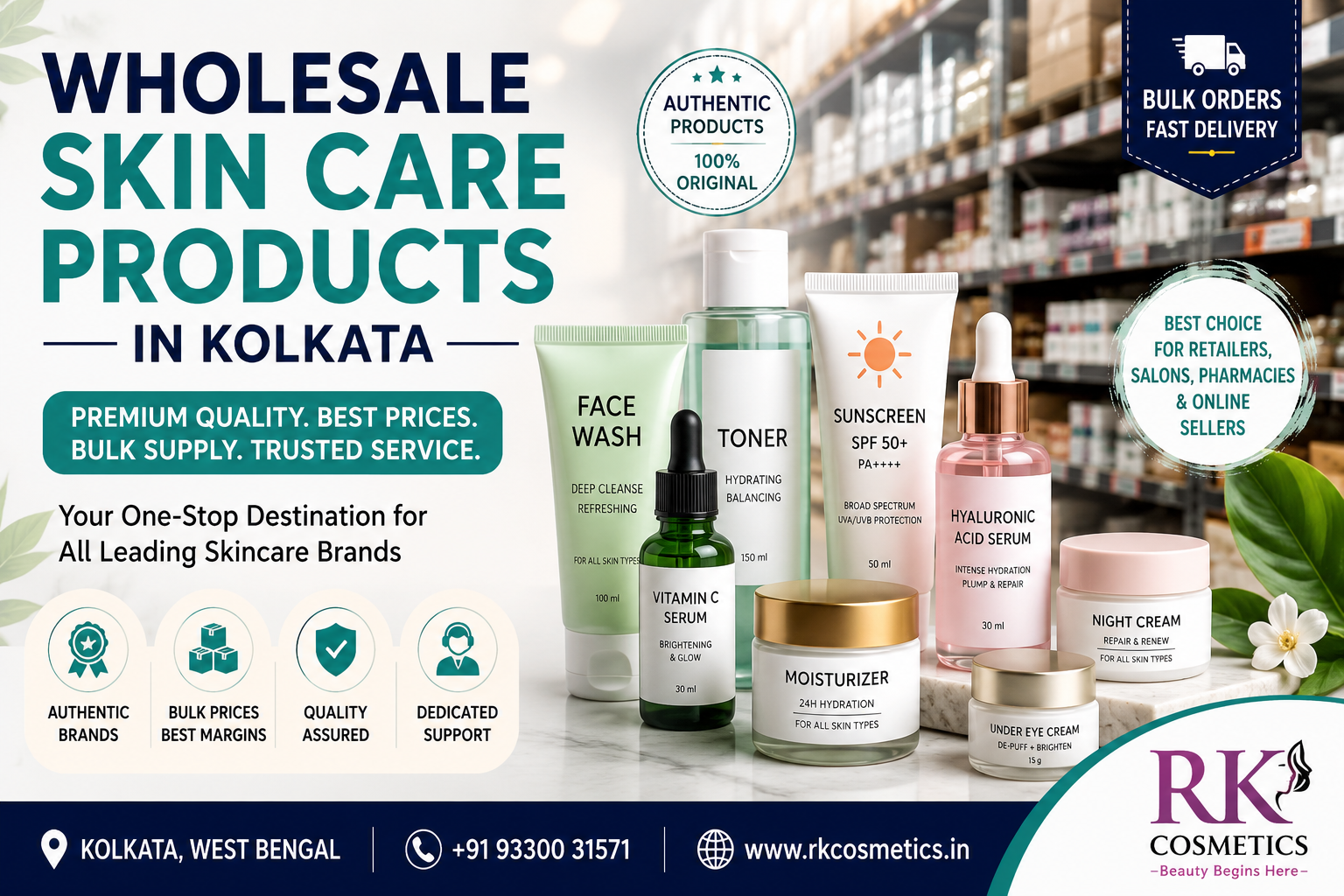 wholesale skin care products