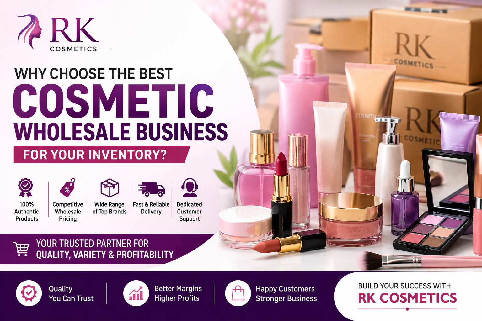 cosmetic wholesale business