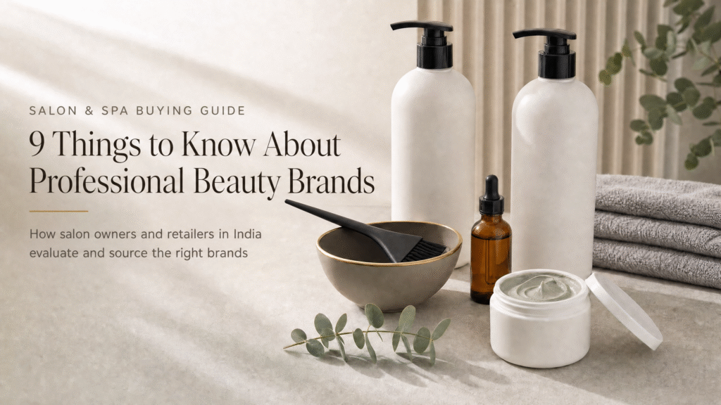 professional beauty product brands in India