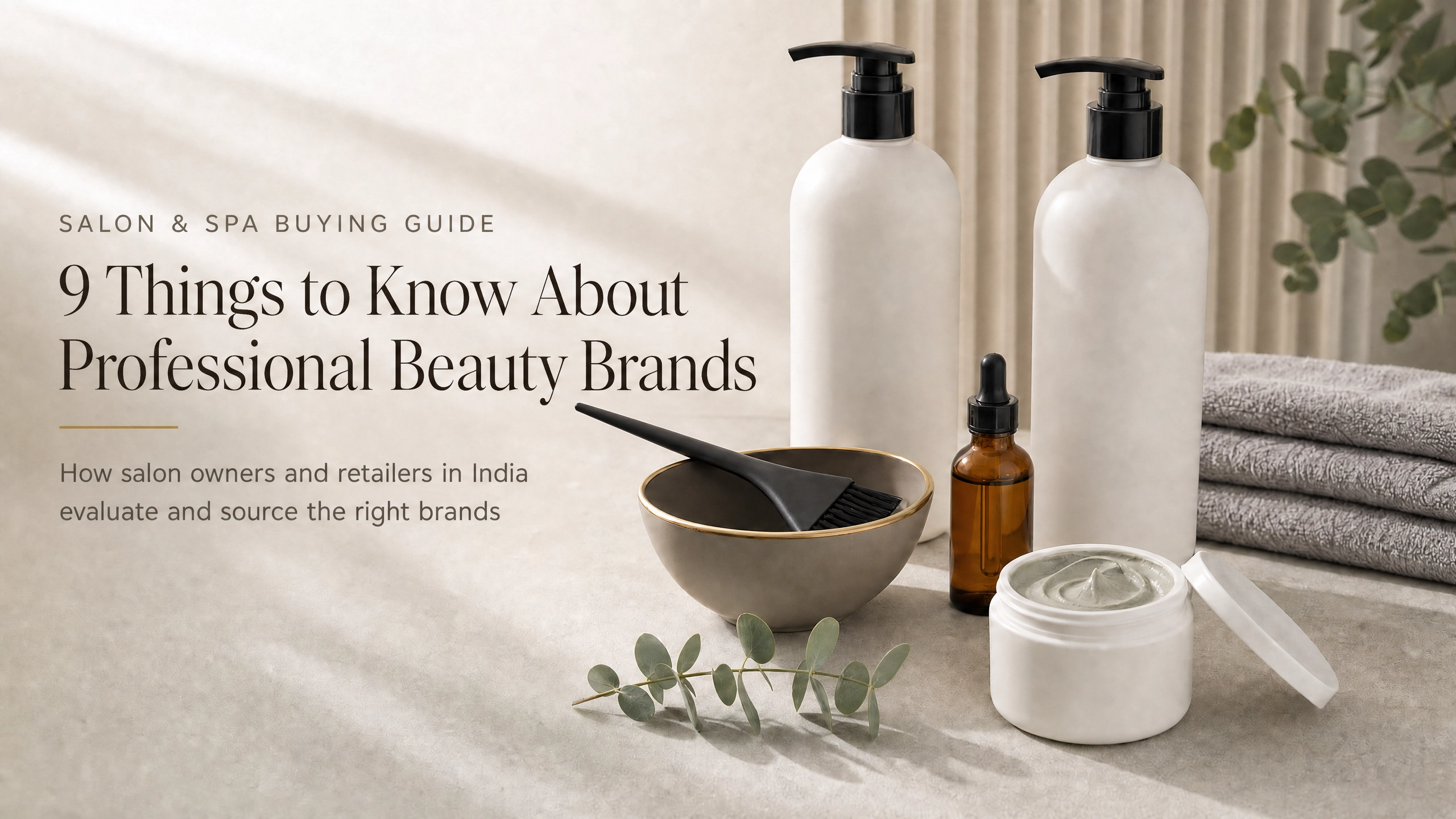 professional beauty product brands in India