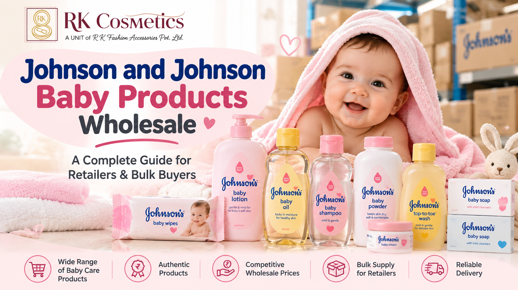 Johnson and Johnson baby products wholesale